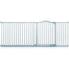 Safetots Cancelletto di Sicurezza con Parte Superiore Incurvata, 198cm - 207cm, Grigio Opaco, Montaggio a Pressione, Cancelletto per Bambini per Porte, Corridoi e Spazi Stretti, Barriera di Sicurezza