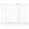 Bettacare Cancelletto di Sicurezza Easy Fit, 113,8cm - 121,8cm, Bianco, Cancelletto di Sicurezza a Pressione per Scale, Cancelletto per Bambini per Porte, Barriera di Sicurezza, Installazione Facile