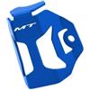 Generic Protezione for serbatoio pompa freno posteriore for Yamaha MT-07 MT-09 MT-10 MT-25 MT-03, protezione for serbatoio olio e liquido freni for moto(Blue)