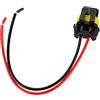 Generico 2 pezzi auto 9012 HIR2 testa lampada lampadina connettore filo cablaggio spina treccia 12V