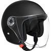 Samuliy Casco Motociclista | Casco Aperto per Adulti | Equipaggiamento Protettivo Traspirante con Visiera per Uomini e Donne - Per Pendolarismo Avventura all'Aperto Scooter e Sportbike
