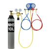 Bestschweissen.de Kit Azoto per Condizionatori - Manometri Condizionatori R32 R410 R134A - Manometro Azoto per Condizionatori NH5 8L/10L - Cerca Fughe Gas Refrigerante