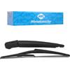Metalcaucho Tergicristallo posteriore 68155 posteriore Refil spazzola tergicristallo con guida elastica integrata 310mm Compatibilità con ALFA ROMEO MITO 955