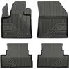 OMAC Tappetini Tappetini in Gomma No.77 compatibile con Opel Grandland I 2021-2024 TPE Nero 4 Pz