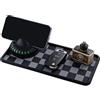 Generico Tappetino Cruscotto Antiscivolo - Universale Multifunzione con Supporto Telefono,Accessorio Dash Pad per Auto - Accessorio Interno per SUV Camper Berlina Furgone, Ideale per Cellulare Occhiali Chiavi