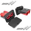 GZSH Spina Anderson 2PCS 175A Connettori per Fili a Connessione Rapida con Montaggio e Tappo 4-1/0 AWG Connettori Rapidi per Batteria 12V-36V Impermeabili SB175 per Auto, RV, Bagagliaio, Verricello
