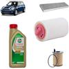 OP Kit tagliando 3 filtri + 5L olio Edge 5W30 per Mini R56 One Cooper D SD gasolio N47 2005-2014
