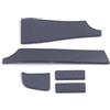 OJTEMHBH Centro Console Panel Trim CON GUIDA A SINISTRA Per Mazda Per CX-30 Per CX30 2020-2023 Acciaio Nero Interno Pannello Centrale Centro Controllo Copertura Trim Accessori Auto Car Interior Central Conole(
