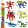 Safari Ltd. Toob La Tana dei Draghi 6 Pezzi | Figure in Miniatura per Bambini | Giocattoli per Bambini | Non Tossiche e Senza BPA | Adatte a Bambini dai 3 Anni in su | Safari Ltd