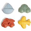 VIKINGTOYS Viking Toys 5382035 Reline-Set di 4 stampi per sabbia, motivo: veicoli, per sabbiera, giocattolo per bambini dai 12 mesi in su, Colore
