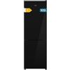 Cecotec Frigorifero Combinato Total No Frost di 322L Bolero CoolMarket Combi 322i Black Glass E. Altezza 185,5cm, Larghezza 59,5cm, Tecnologia Multi Airflow, HumidityFlex HUB, LED Interno, Nero