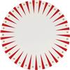 Alessi - Piatto per panettone Delight - Rosso - Porcellana - Designer Nika Zupanc