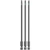 kwb 3 punte 150 mm Torx T10, T15, T20 Set Torsion 123243 (acciaio TQ 60, zona di torsione, ISO 1173 drive C6.3), L
