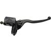 cyclingcolors Pompa freno anteriore destra universale nera con interruttore stop diametro vite 10mm moto scooter ciclomotore Cilindro Maestro