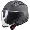 LS2, Casco jet moto Copter nardo grey, L