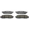 FERODO Kit pastiglie freni Anteriore con segnalatore acustico usura senza accessori FDB1745 Compatibilità con NISSAN PICK UP D22 NAVARA D22 NP300 Pick-up D22 NAVARA Pianale piatto/Telaio D22