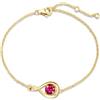 FANCIME Bracciale in argento sterling 925 placcato oro con simbolo dell'infinito, gioiello raffinato, regalo di compleanno per mamma, moglie, lei, lunghezza della catena: 17 cm + 3 cm di estensione, M