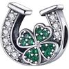 Genérico Ciondolo a ferro di cavallo in argento Sterling 925, compatibile con ciondoli Pandora e molti altri bracciali con ciondoli.