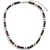 Calefee Collana Uomo Perle Legno Di Cocco, Collane Surfista Estive Donna Perline Regolabile Lunga 47 cm, Bigiotteria da Spiaggia