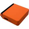 Generico Custodia protettiva console per ANBERNIC RG34XXSP - Copertura protettiva stampata in 3D - Resistente ai graffi e agli urti - Involucro flessibile in TPU, Arancione