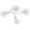 Globo lighting Lampadario a plafoniera a 3 luci bianco opaco 3XE14 54028-3W