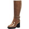 GABYLOU Stivali XL a polpaccio largo - Modello Nina. Taupe24. 38