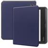 GIOPUEY Cover Compatibile con Kobo Libra Colour, Flip Pelle Custodia, PU Pelle + Morbida TPU Custodia, Auto Sleep/Wake, Protezione a 360° Case - Blu profondo