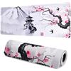 Volumoon 900 x 400 x 3mm XXL Tappetino per Mouse Gaming, Mousepad con Base in Gomma, Tappetino Mouse Gaming Grande per Mouse e Tastiera (Bianca)