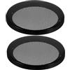 Alipis Copertura Protettiva in Metallo e Plastica per Altoparlante Auto 6 Pollici Griglia Subwoofer Resistente Set 2 Pezzi per Protezione e Decorazione Interni Auto