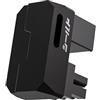 EZDIY-FAB Serie Shield Adattatore di Alimentazione GPU PCIe 8Pin,Connettore Angolato a U di 180 Gradi,Design in Alluminio per Schede Grafiche-Tipo Inverso,Nero-1Pack