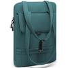 HYZUO 15-16 Pollici Custodia Imbottita per Laptop per MacBook Pro 15/16, 15 15,6 Dell/HP/Lenovo/Asus/Acer Notebook Chromebook, Borse a Tracolla Sottili da Donna Borsa Lavoro Quotidiana, Verde Scuro