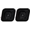 WEB world electronic business Coppia Altoparlanti Auto 20W Potenza Massima 4 Ohm Diffusori Audio Interno Universali Diametro 10cm - Nero