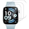 NUCNOK 3 Pezzi Pellicola Protettiva per Xiaomi Redmi Watch 6, HD Trasparente Hydrogel Flessibile Protezione Schermo con Kit D'Installazione, Sensibile al Tatto e AntiGraffio