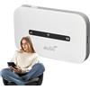 Generic Router WiFi mobile, box Internet portatile, hotspot compatto 4G, dispositivo hub dati wireless, modem di rete piccolo, ripetitore di segnale leggero per lavoro a distanza, viaggi, casa, uffici