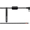 PUEKEO Cavo di alimentazione compatibile con YAESU FTX-1F con nucleo in ferrite, lunghezza 1 metro, AWG18 (Black DC)