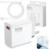 FinalCool Caricatore Rapido 90W per Xiaomi 15 Pro/15 Ultra/15/14T/14/13T/13 Lite/13 Ultra, Redmi Note 14 13 12 11, Poco X7 F7 X7 Pro X6 F6, con Cavo USB C 6A 1M, Caricabatterie Adattator