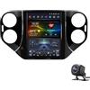 LiteGauge Autoradio Android 15 per Tiguan 1NF 2007-2016 Aggiornamento 5G WiFi Tesla Style Stereo con touchscreen da 9,7 pollici Wireless CarPlay Andriod Auto Bluetooth Split-Screen HiFi(Color:S8)