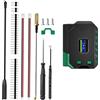 Rastapulz Meshtastic LoRa 32 V4 - Scheda di sviluppo con antenna morbida, SX1262, rete a energia solare, Wi-Fi, LoRa, BLE, basso consumo energetico