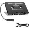 Jaxiyun Adattatore Cassetta Autoradio BT 5.0 per MP3 CD Convertitore Radio, Jaxiyun Aux Adaptador Cassetta Adattatore da Auto con Microfono per Chiamate Lettore di Cassette