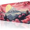 Tilt Tappetino Mouse XXL 100x50 cm | Antiscivolo Sottomano Scrivania | Impermeabile Tappetino Mouse Gaming | Accessori Scrivania Ufficio e PC | Tappetino Scrivania Grande (Japanese Forest)