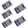 ANGEEK 5 pezzi Modulo lettore di schede SD Modulo schermatura lettore di schede SD compatibile con Arduino ESP Raspberry Pi