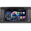 Erisin 7 Pollici 8-Core Android 13 Autoradio Bluetooth GPS Navigatore per VW Touareg T5 Multivan Transporter Supporto CarPlay Android Auto DAB+ Wifi RDS FM Radio Lettore CD USB DVB-T2 OBD2【4GB+64GB】