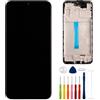 E-YIIVIIL Display di ricambio TFT compatibile con Samsung Galaxy A25 [NO supporto impronte digitali] (con cornice SM-A256E 6.5 LCD Display Touch Screen Assembly con strumenti