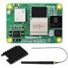 Waveshare Pi Compute Module 5 CM5104016 (WiFi, 4GB RAM, 16GB Flash eMMC), Raspberry Pi CM5 Computing Module Core Board, con Antenna e Heatsink (3 Pezzi)