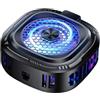 Generico Dissipatore magnetico da smartphone | Dissipatore termico silenzioso da 10W - Ventola per Telefono a 3 Velocità con Luce RGB - Live streaming di giochi, visione TV, donne e uomini