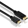 PureLink PI5100-050 Cavo adattatore DisplayPort a HDMI (Full HD 2K (1080p), Ethernet), DisplayPort maschio (20 pin) a HDMI-A maschio (19 pin), certificato, 5,00 m, nero