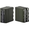 Tilta Batteria Tilta NP-F970, batteria sostitutiva da 10500 mAh, compatibile con Sony HDR-FX1, FX1000, AX2000, HVR-Z5C, Z7C, HXR-MC2500, NX3, NX5R, NEX-FS100, FS700 per alimentare luci LED TNP-F970-GN