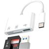 zoyuzan USB C Hub TF Micro SD Card Reader (3 in1) Tipo C 3.0 Port Docking Station Adattatore compatibile per Samsung Galaxy Apple iPhone15 Pro Max Plus iPad Pro Air Macbook Google Pixel LG Memory Flash Drive