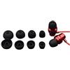 INF 4 Paia di gommini di ricambio per auricolari in silicone da 4-5,5 mm per Sennheiser Wood Bun CX 3.00 CX 5.00, ultra morbidi e leggeri 0,8/1/1,2/1,4 cm