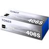 Halloya 406S CLT-P406C CLX-3305FW Toner Compatibile con Samsung CLT-406S